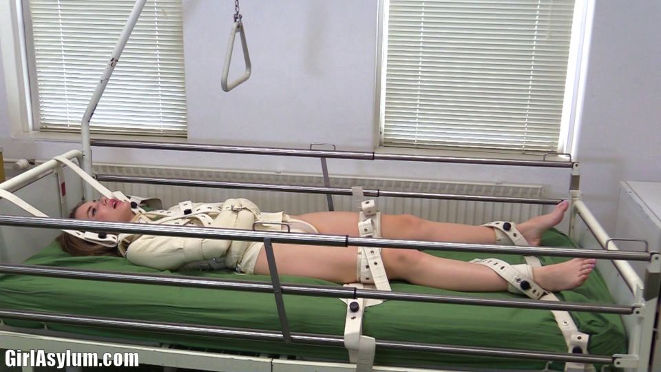 online porn clip 6 Girl Asylum – Oxana wild girl strapped down, bdsm outdoor on fetish porn 