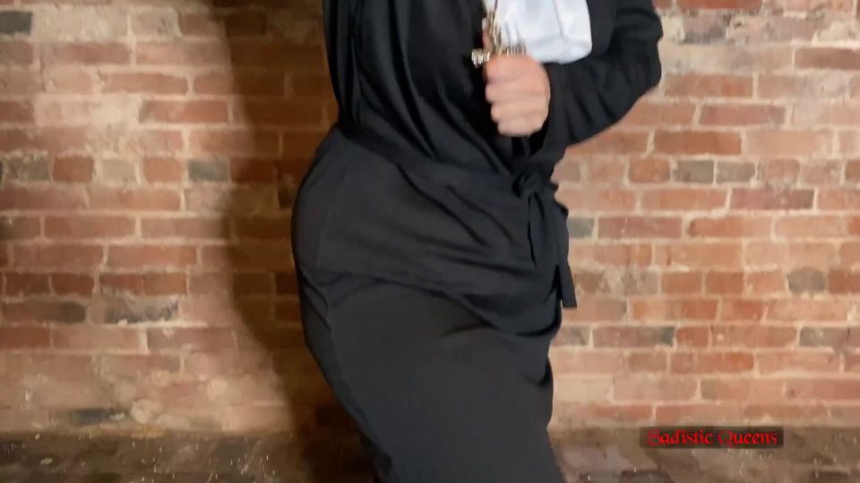 [K2S.CLUB] Sadistic Queens - Squishysax - Slave Confesses His Sins To Merciless Nun - FullHD 1080P