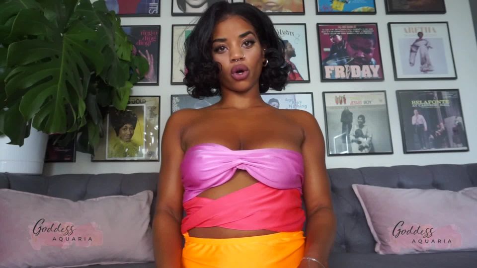 video 45 Goddess Aquaria – Virgin Cum Eater | masturbation instructions | masturbation porn leather fetish porn