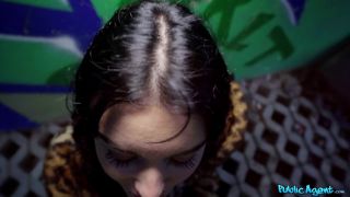 7129 Crystal Cherry Sexy French Student Public Blowjob