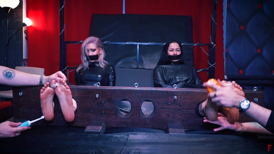 xxx clip 17 lisa ann hardcore porn Klavdia and Taisia – Double tickling in big stocks in catsuit and straight jacket, vip clips on feet porn