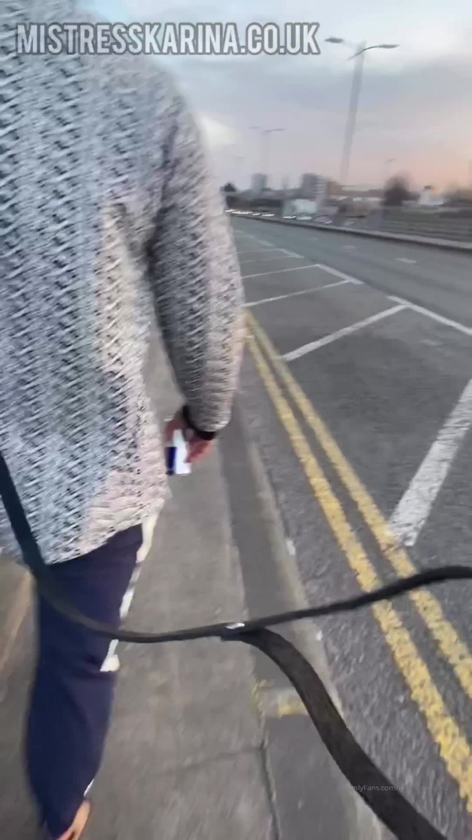 mistresskarina  Walking my gimped and leashed bitch down a main roa on femdom porn roselip femdom