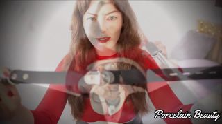 xxx clip 34 princesa Carmen femdom Porcelana Belleza – Chupa mi Dick en Navidad, video joi en la masturbación porno