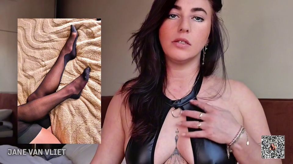 JaneVanVliet - Dutch JOI, jerk off to my stockings