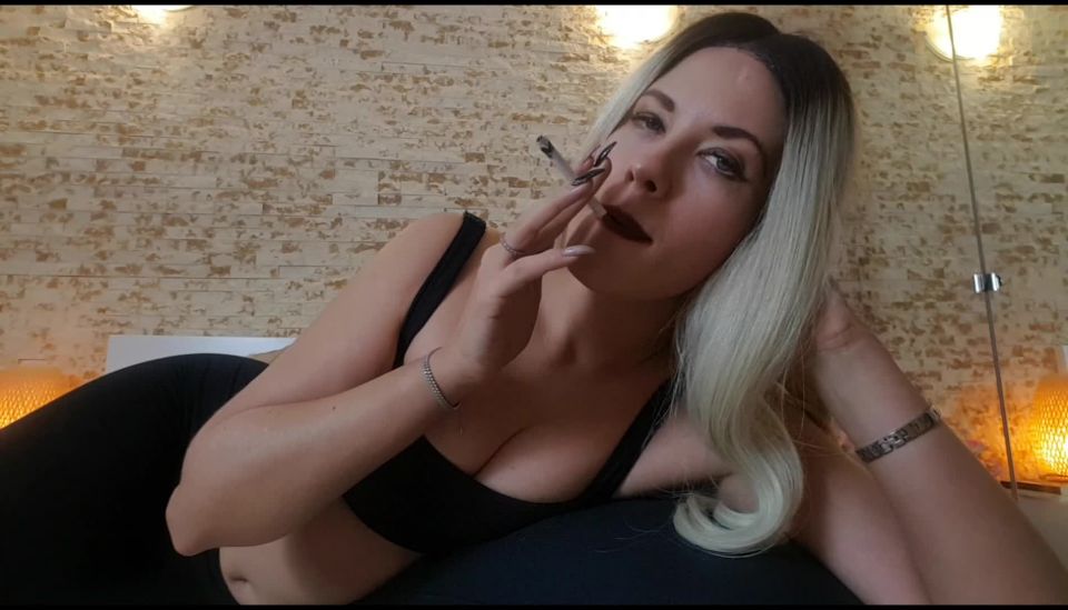 video 43 Goddess Natalie - Smoking and cough fetish for wankers | pov | femdom porn pregnant femdom