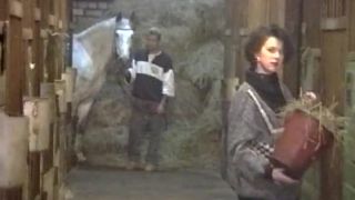 Inga - BTS - DP in stable with 3  guys