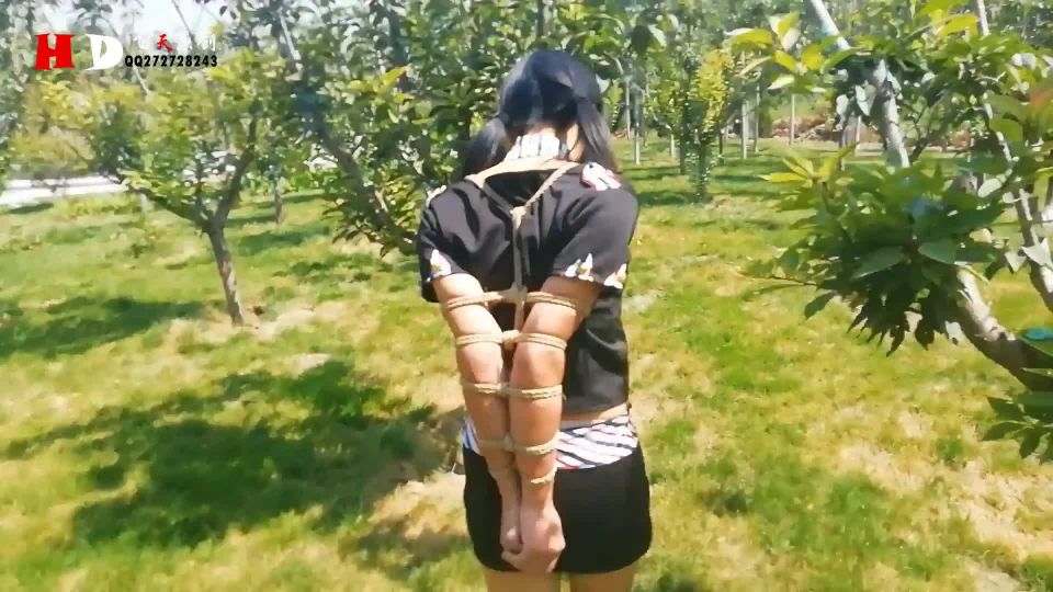 online clip 48 small asian porn china bondage public outdoor hogtied, fetish on femdom porn