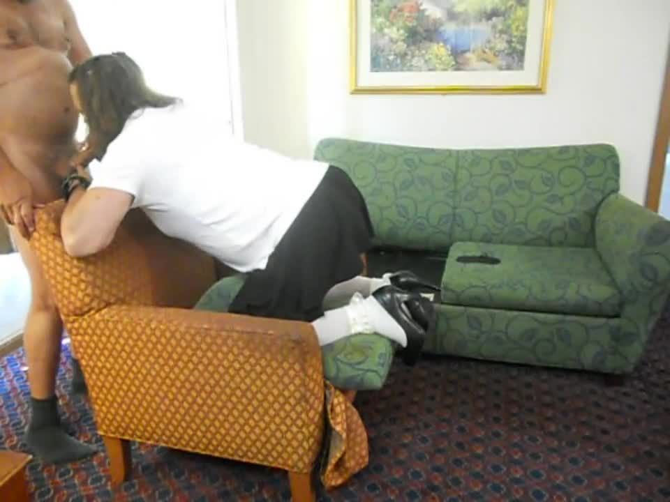 Plump mariquita Heather follada perrito por grueso polla papi