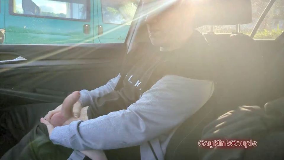 GayKinkCouple - Cum Stained Shirt 3 Risky Car Fun