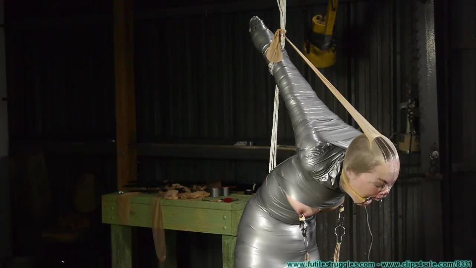 free video 12 cast fetish sex Rachel Encased In Pantyhose Then A Mummified Strappado-Part 4, bdsm on femdom porn