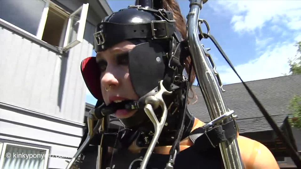 Latex Porn – 8170 – Mow The Lawn – Leathers, femdom bondage sex on fetish porn 