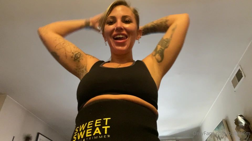 Sorceress Bebe - b findom () Bfindom - post workout sweaty stomach fetish video 11-06-2020