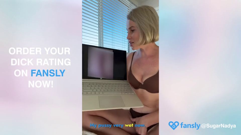 SugarNadya - Traté de calificar a su Dick... pero terminó de montarlo