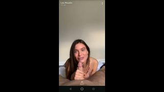 Lana Rhoades, Sexy Lingerie Live Stream Cock Riding Onlyfans (Amateur porn)