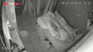 [Sleeping.Porn] Brunet and blonde chilling after tv watching  hidden video