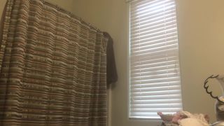 Cute blonde busty girl before and after shower. hidden cam