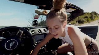 Littlepolishangel, European Blonde Babe Fucking Outside In a Convertible Car (Amateur porn)