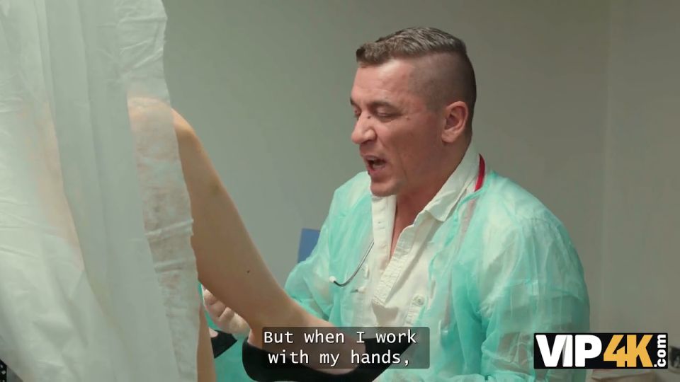 Steve Q - VIP4K. Doctor touched my tits and cured my pussy