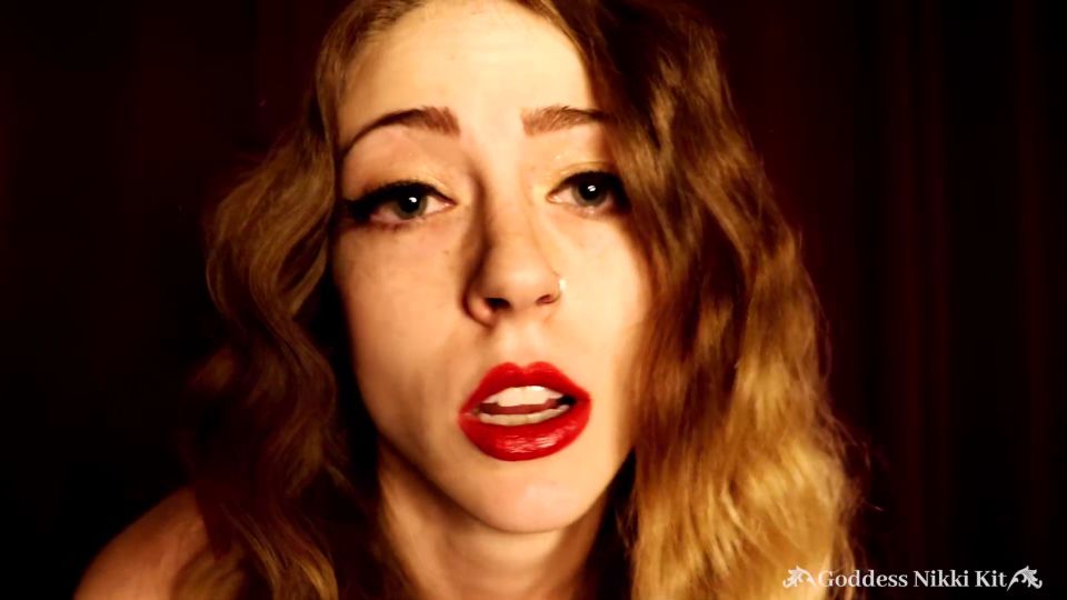 Diosa Nikki Kit - Labial Rojo Fetish Femdom JOI W Humo - Joi