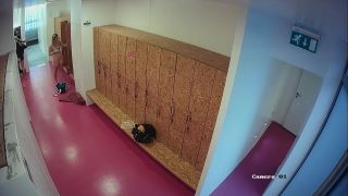 Online tube Voyeur locker room – Two beauties dress after shower