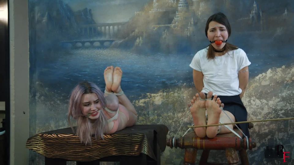 RF MOVIES - Maya's Feet Punishment And Tightly Hogtied Astrid Like A Piece Of.