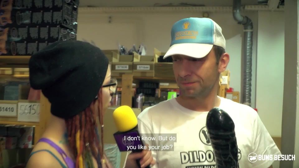 Naughty backroom fuck with redhead German pornstar Bonni Ryder and newbie!!!