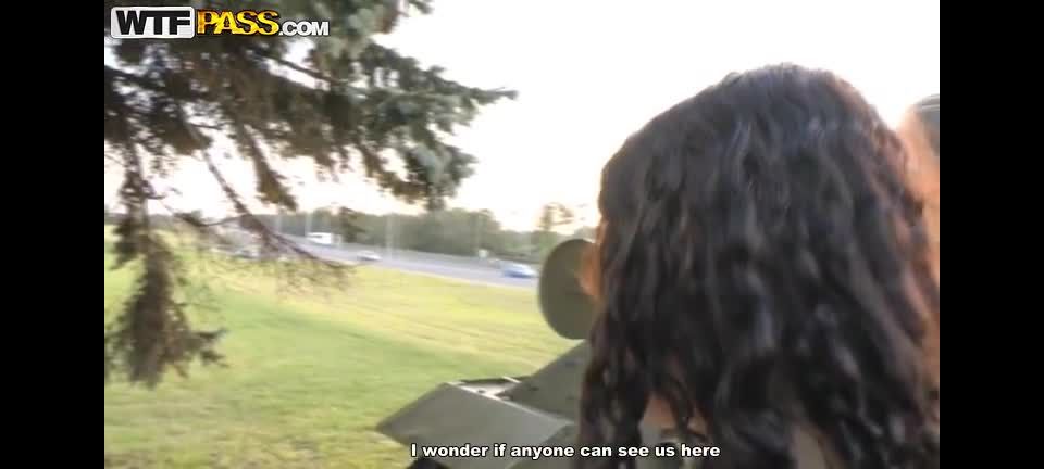 Leonora - Horny tourist goes for sex in public