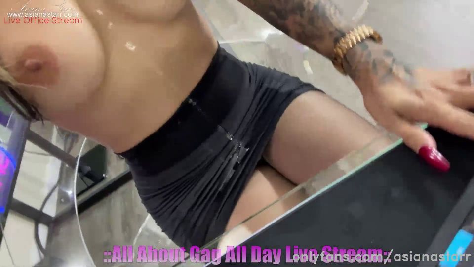 asianastarr 2023-11-21 First live stream with the 56mm ball gag from AllAboutGag    fzMfoY