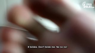 Czech SolesTaking Care Of Her Smelly Feet After Gym Workout, POV (Stinky Feet, Gym Shoes, Gym Feet, Bare Feet) - 1080p