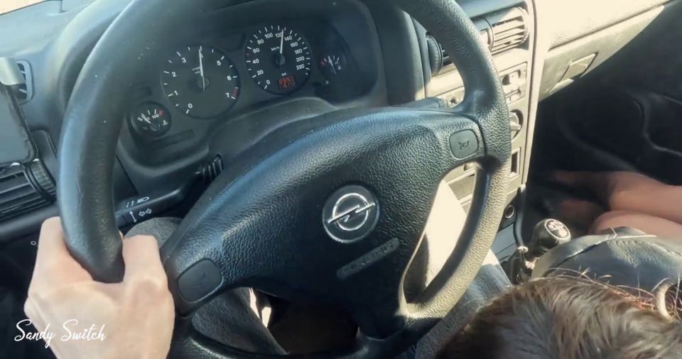 Paul Kovacs,Sandy Switch - Bastante autoestopista seduce al conductor y le da mamada a 93 mph