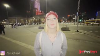 I let my viewer who met me in the city fuck me in the pussy - POLISH PORN