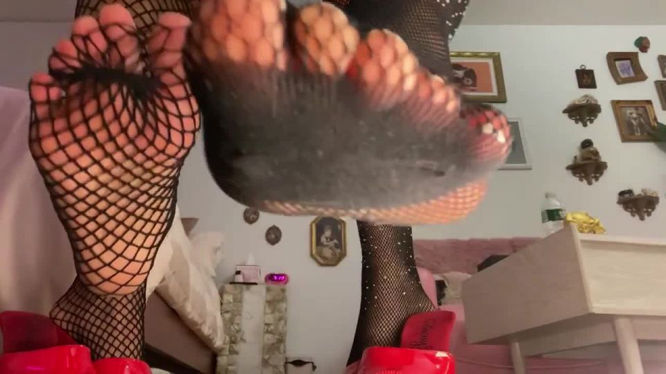 gratis porno clip 39 tengo un fetiche de pies Misswhip – Duo Caliente Media con Pies Pretty en Fishnet, pie en pies porno