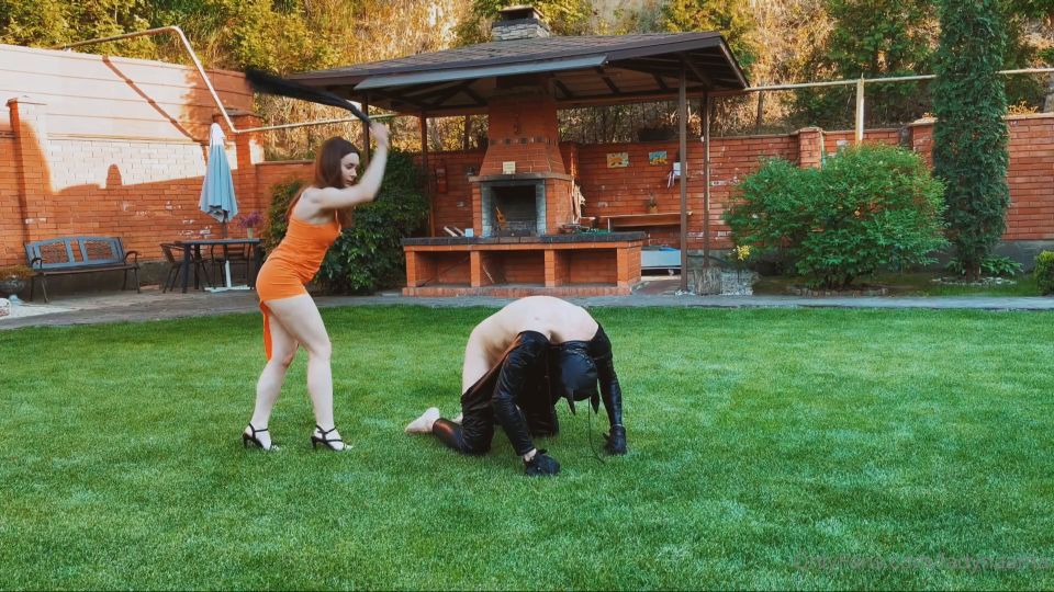 Goddess Naama - Outdoor Obedience Training 1080P - Female domination