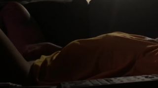 horny girl fingering pussy till orgasm on the couch. spy cam webcam 