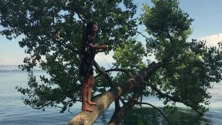 adolescente Lily y Lou vacaciones de verano adolescentes