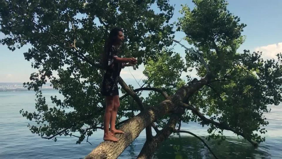 adolescente Lily y Lou vacaciones de verano adolescentes