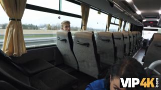 Charlie Dean - VIP4K. Pretty big titted lady is fucking in the bus