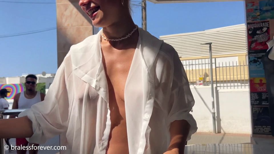 6232 Cassandra - Braless In A Baggy Shirt