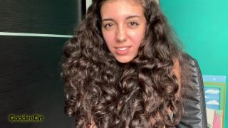 free video 24 stocking fetish porn Goddess Dri – Hair Worship, hair on femdom porn