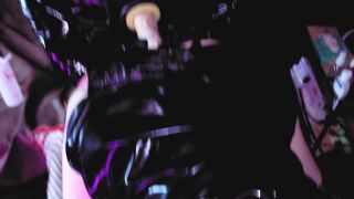 Hardcore fuck ass thresome femdom tranny slut dominatrix Eva Latex Strapon!