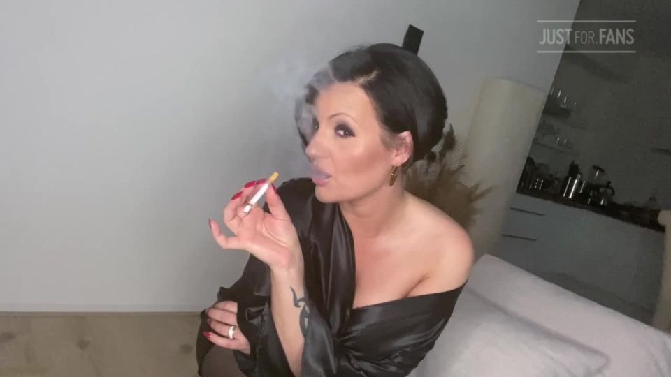 Smoke Step Mommy's Bitch Boy - Smoking