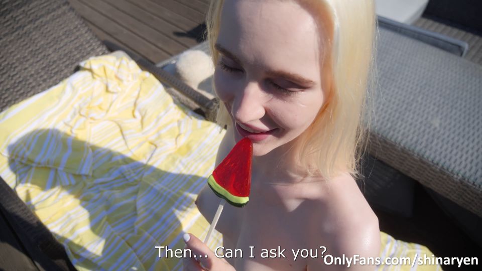 Tanya Shinaryen Desnudo Rubia Fuck público en el techo y Creampied (público)