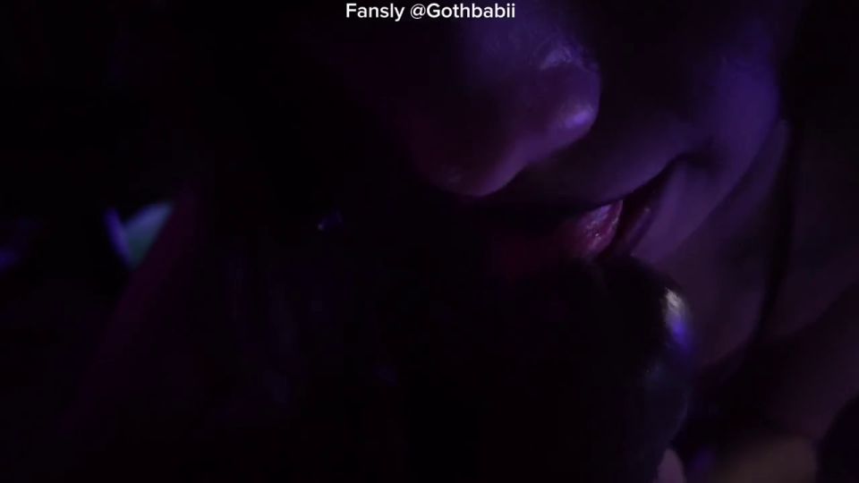 XXXHollow - Goth Girl Gives Blow Job To Pay For Rent