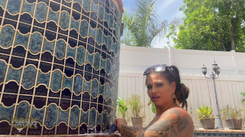 video porno gratis 17 MackMovies – Samantha Mack Solo Series – Poolside JOI, fetiche de nylon lesbiana en el fetiche porno