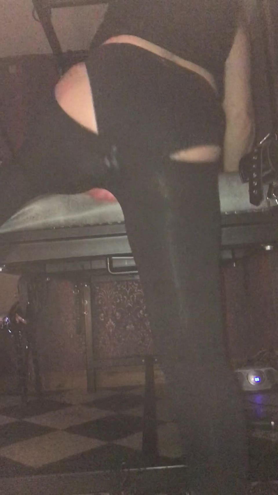   Using his mush as my seat   