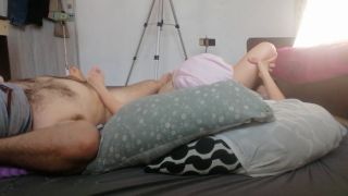 Hermina - Wife handjob until ejaculation.