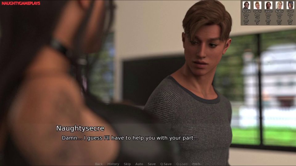 3D Animated Hentai Blacked House #08 - Busty Goth Slut Makes Him Very Horny with Her Huge Boobs and Sexy Feet - 3D Porn Game