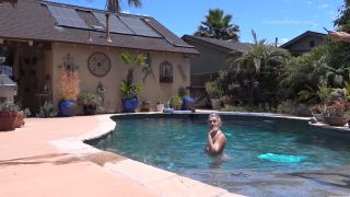 Custom Fetish - Sable Wets Clothes in Pool 2 outfits - Fetish