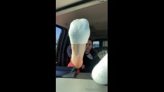 video 27 Car Dash Tease - GODDESS TALL TASHA on feet porn sarah banks foot fetish