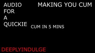 Solo Male cumming instructions for your cunt (audio roleplay) making you cum hard